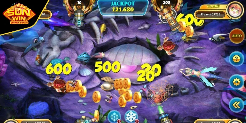 Gameplay bắn cá online đa dạng thú vị